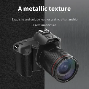 4K Digital Camera WiFi Digital Video Camera 64MP Dual Lens 3 Inch IPS Screen 16X Anti-Shake Zoom Night Vision Built-in Battery B